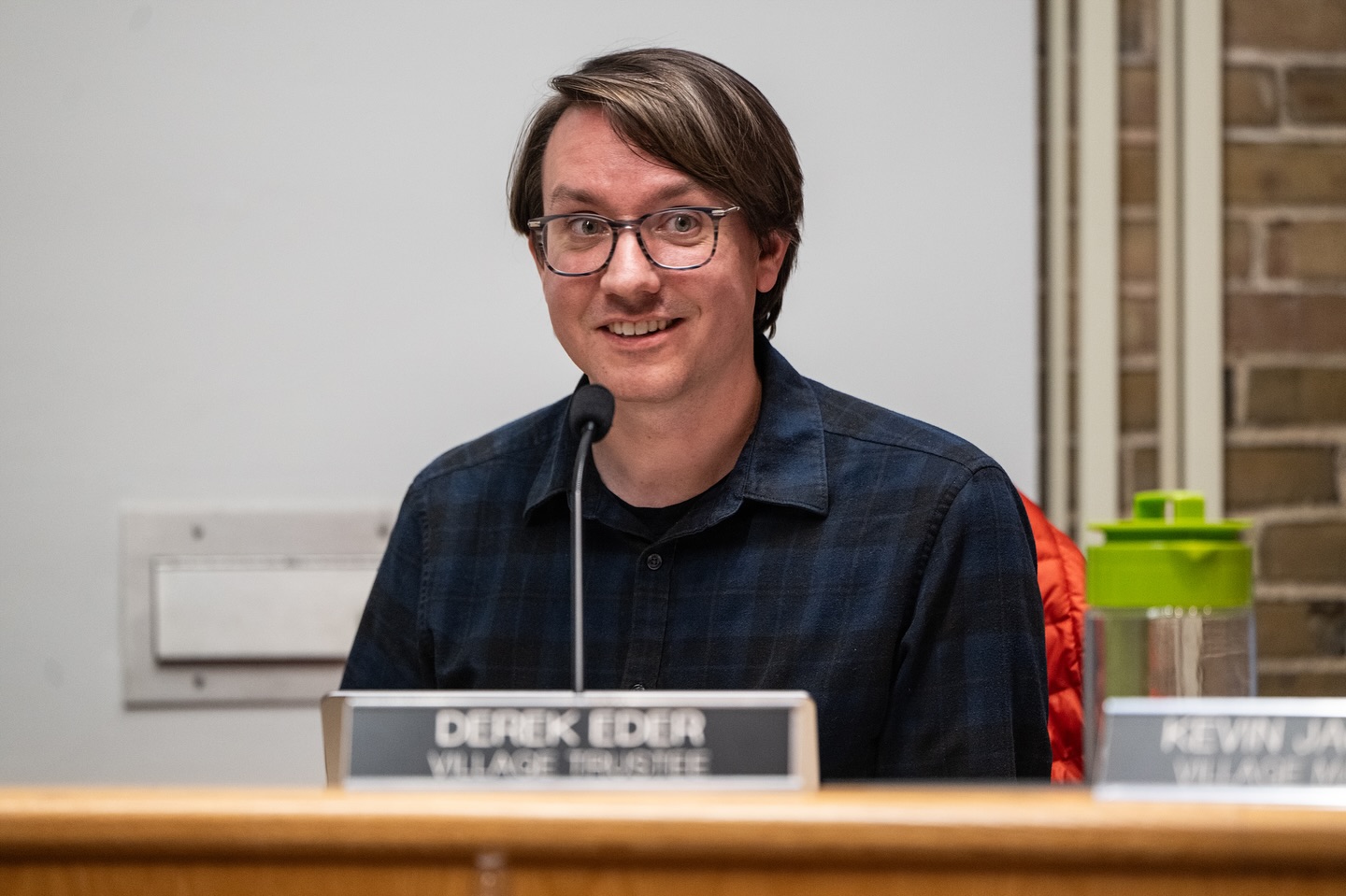 Derek Eder, Oak Park Village Trustee. Photo by Paul Goyette