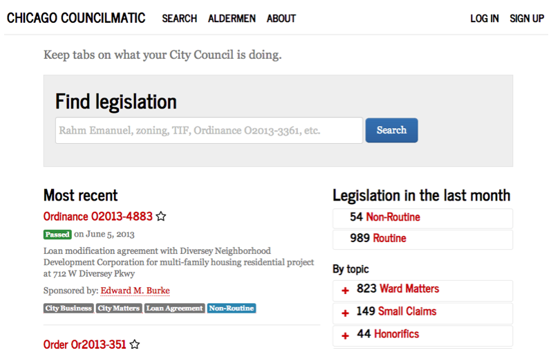 Keeping Tabs on Your Local City Council with Councilmatic