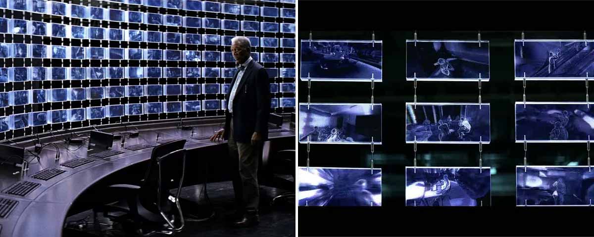The Dark Knight (2008), Morgan Freeman as Lucius Fox and the SONAR system