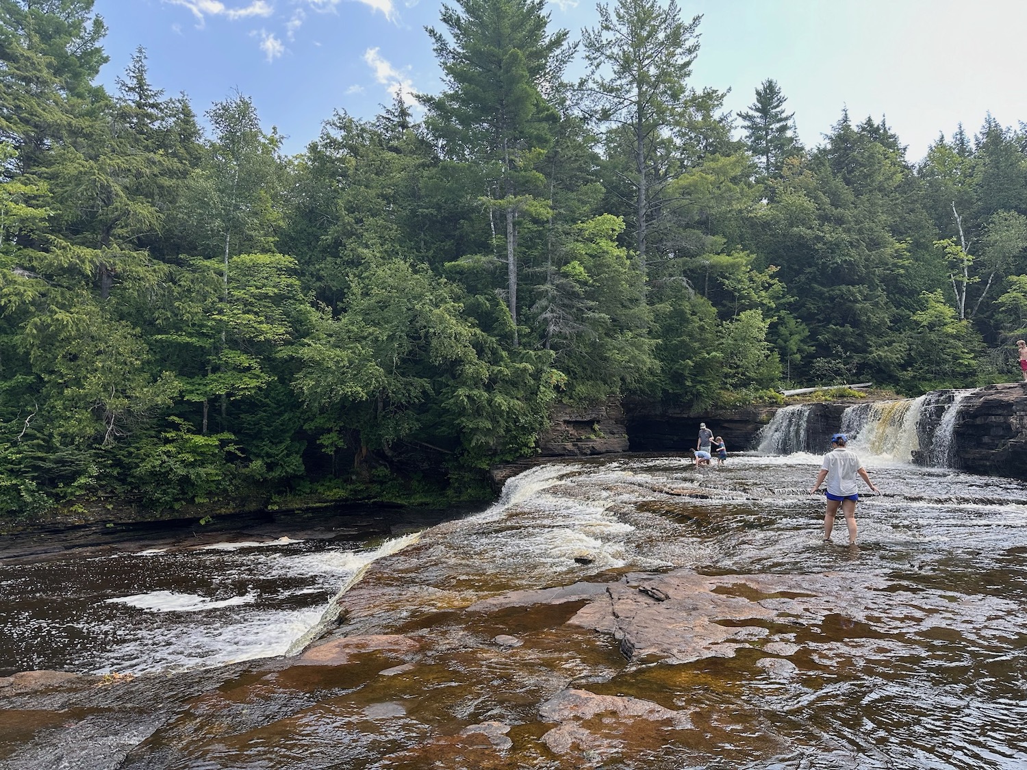 Walking the Tahquamenon Falls, MI